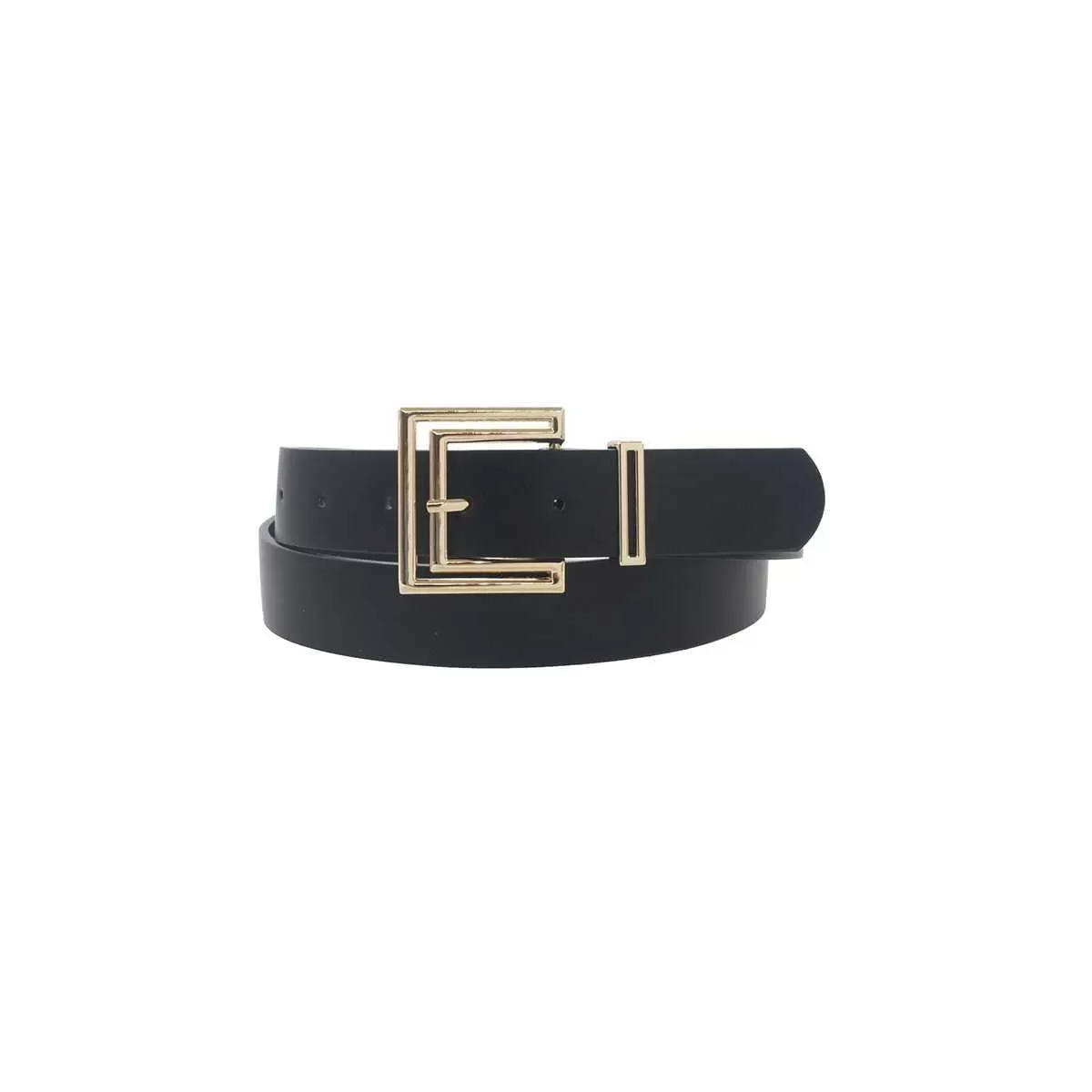 Outline Cutout Square Buckle Belt