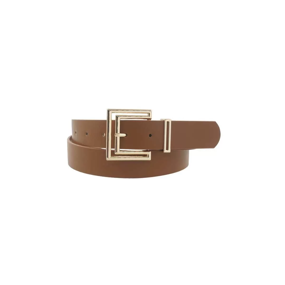 Outline Cutout Square Buckle Belt