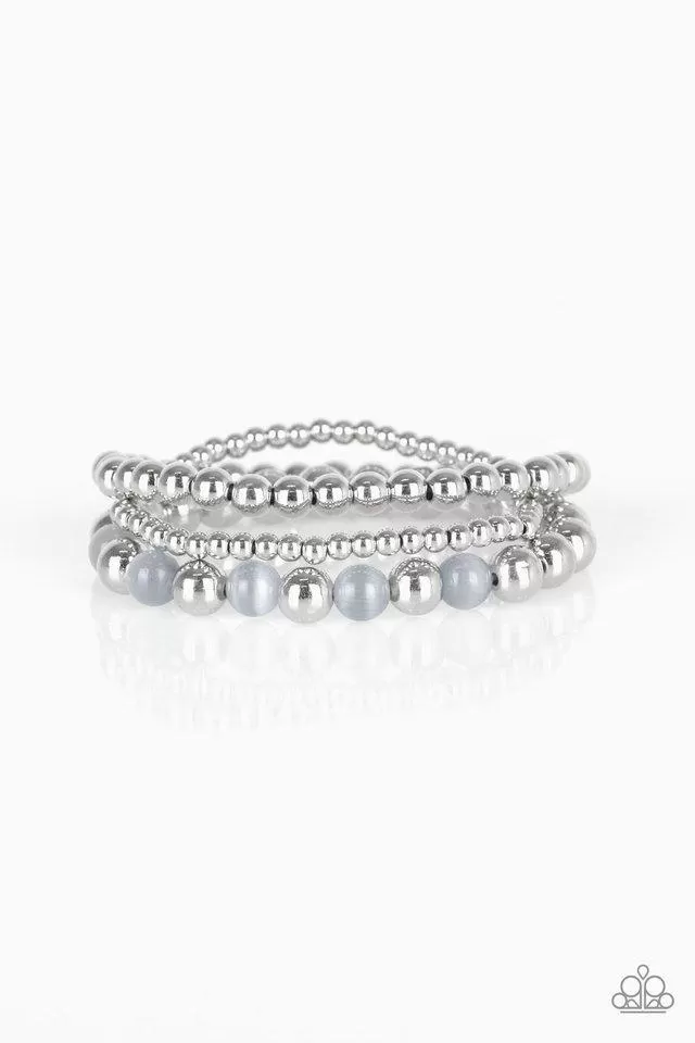 Paparazzi Always On The GLOW - Silver Bracelet