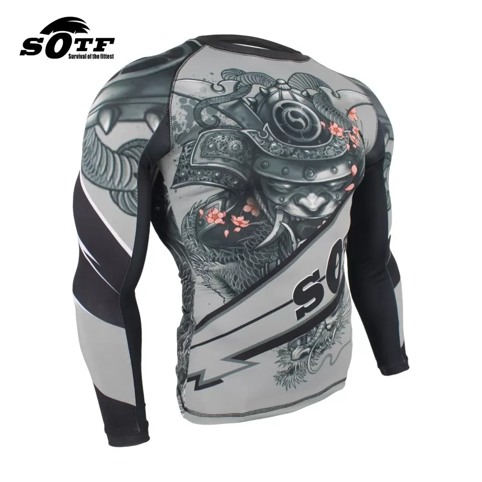 pattern sport training wear breathable clothing MMA boxing clothing