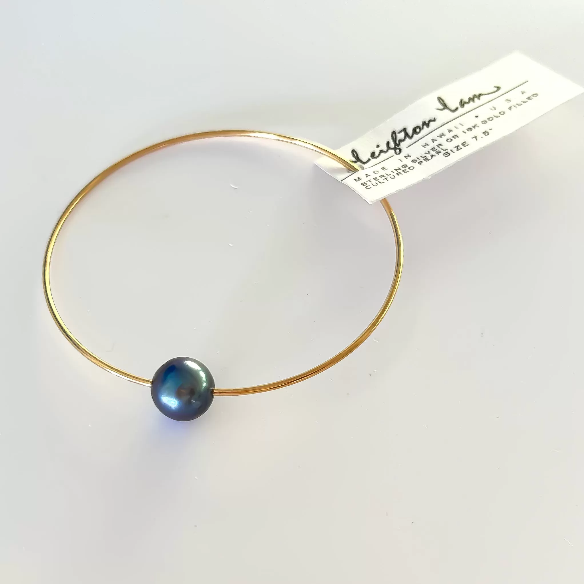 Pearl Bangles - Gold Filled