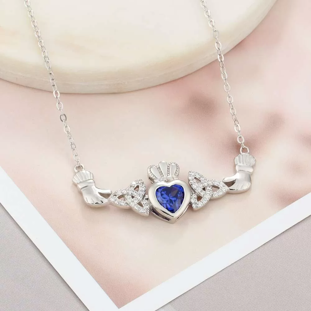 Personalized Hand Holding Heart-Shaped Pendant