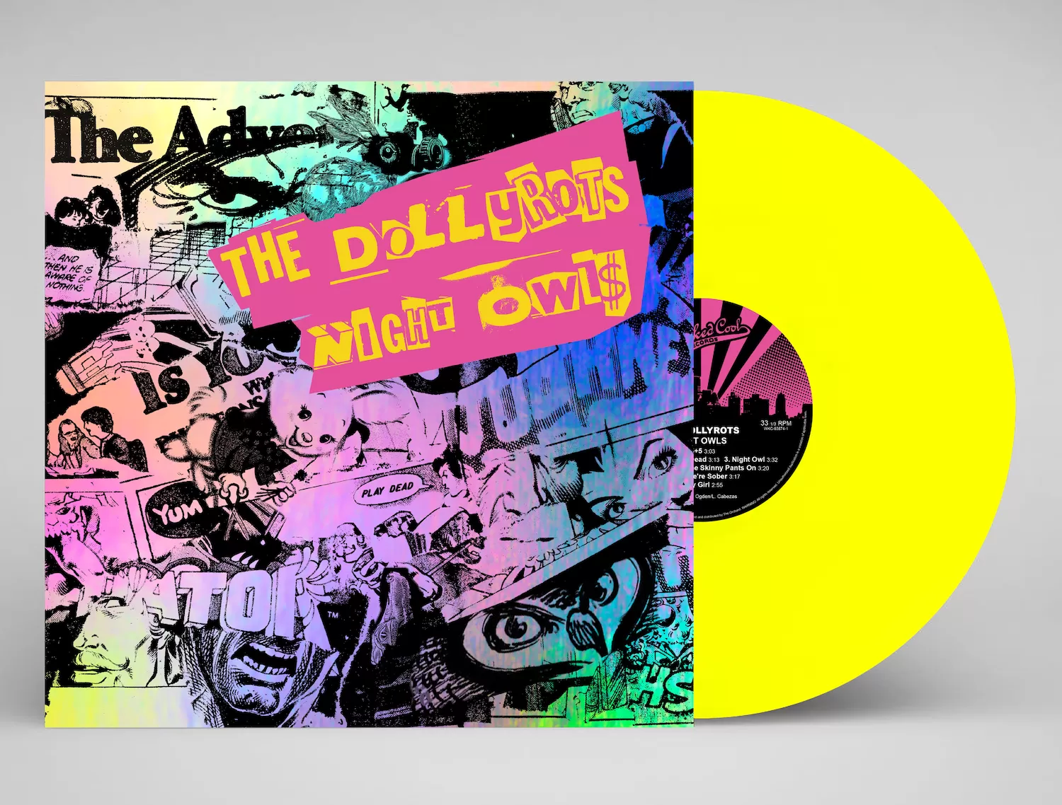 "Night Owls" Vinyl (Neon Yellow)   Digi