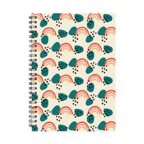 Rain Pattern - Hardcover Notebook