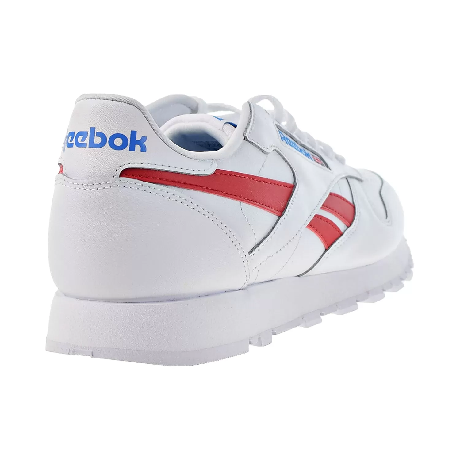 Reebok Classic Leather Men's Shoes White-Vector Red-Horizon Blue