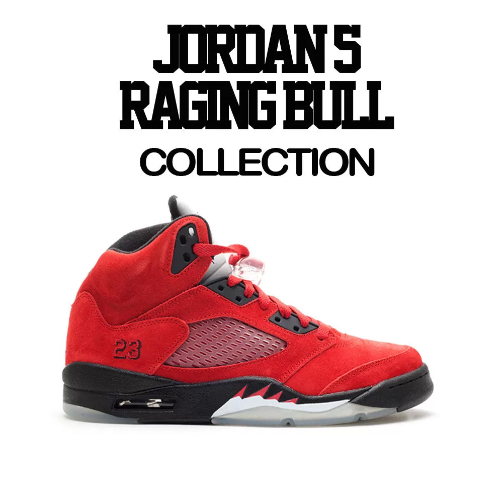 Retro 5 Raging Bull Shirt - Rage - Black