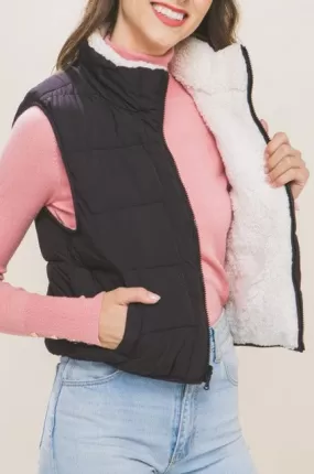 Reversible Sherpa Vest