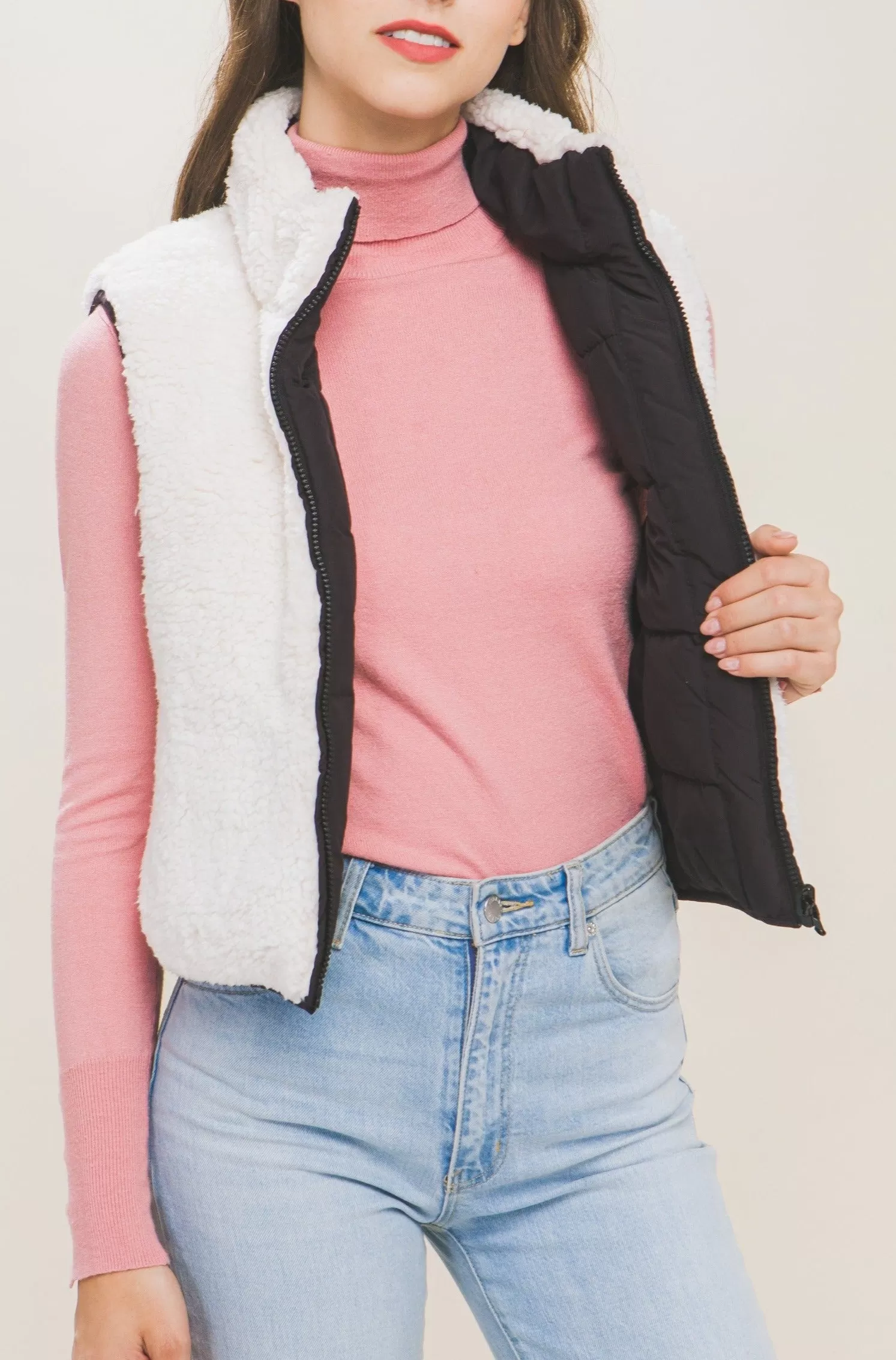 Reversible Sherpa Vest