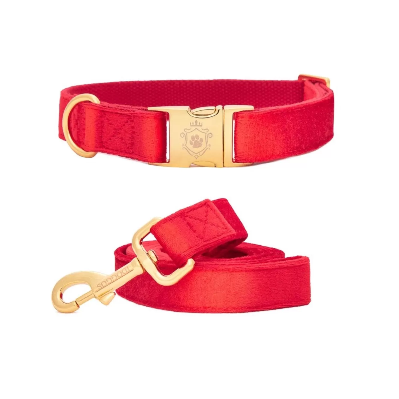 Royal Satin Collar & Leash Set