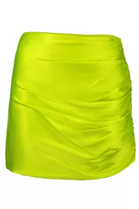 Ruched Mini Skirt