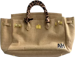 Ruya Brown The Resort Vacation Bag With Ah Initials One Size