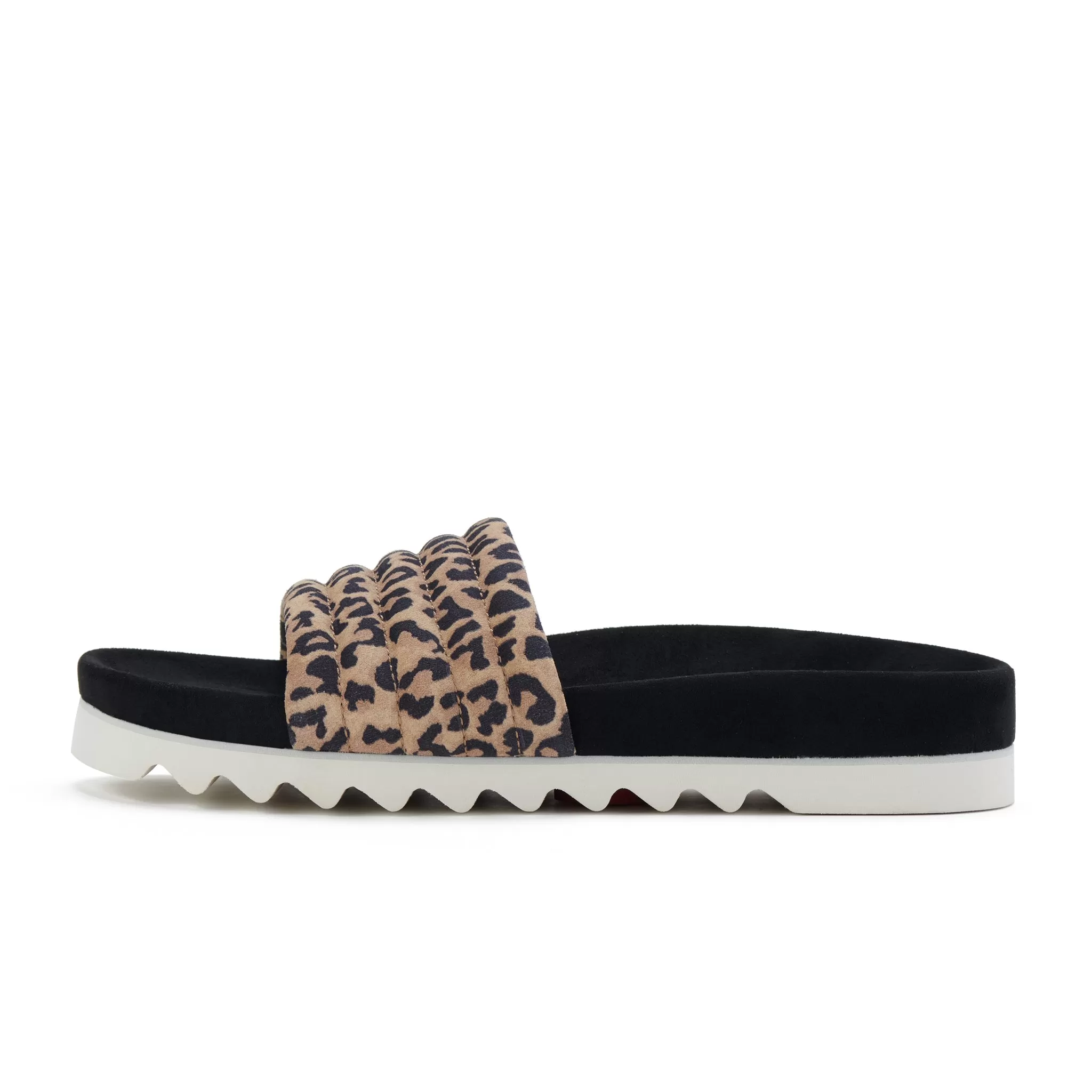 Slide Tooth Wedge Leopard/Black