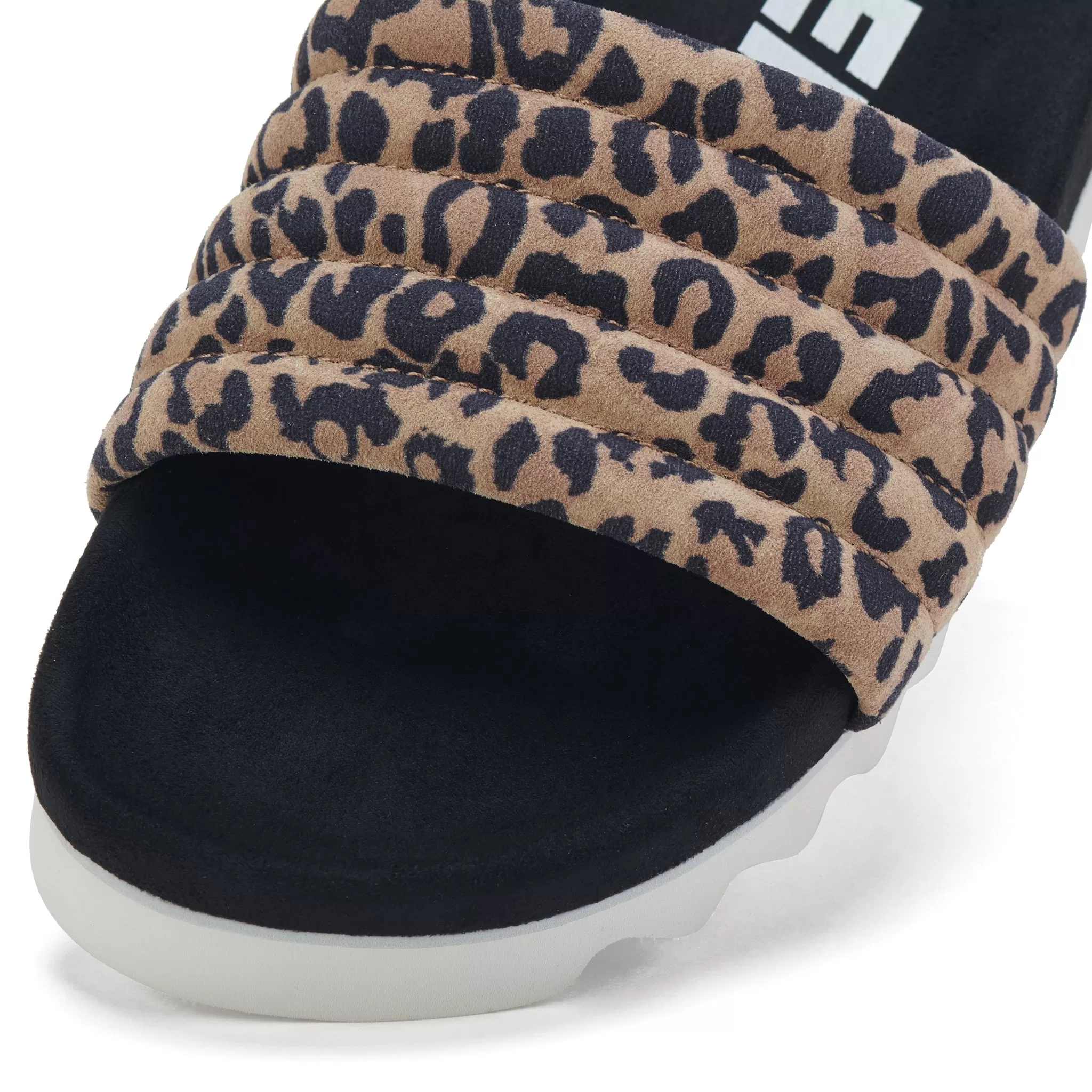 Slide Tooth Wedge Leopard/Black