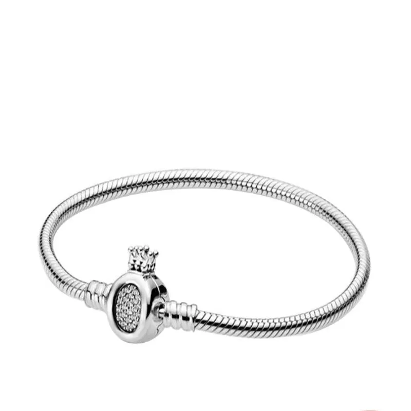 Solid Silver Classic Charms Bracelet