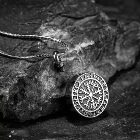 Stainless Steel Vegvisir Cremation Necklace