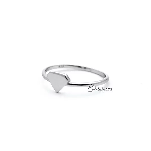 Sterling Silver Diamond Shape Women's Rings