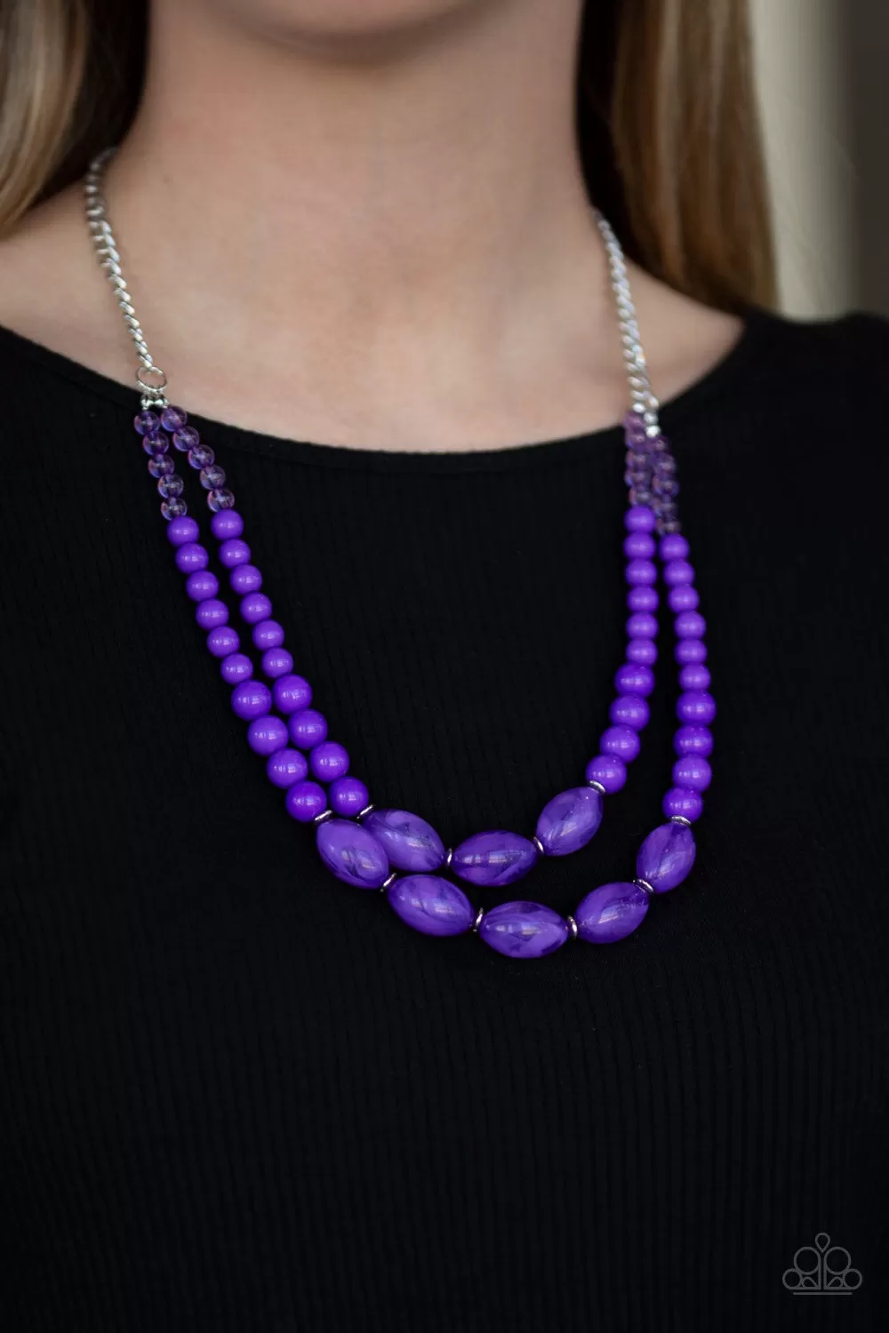 Sundae Shoppe Purple-Necklace