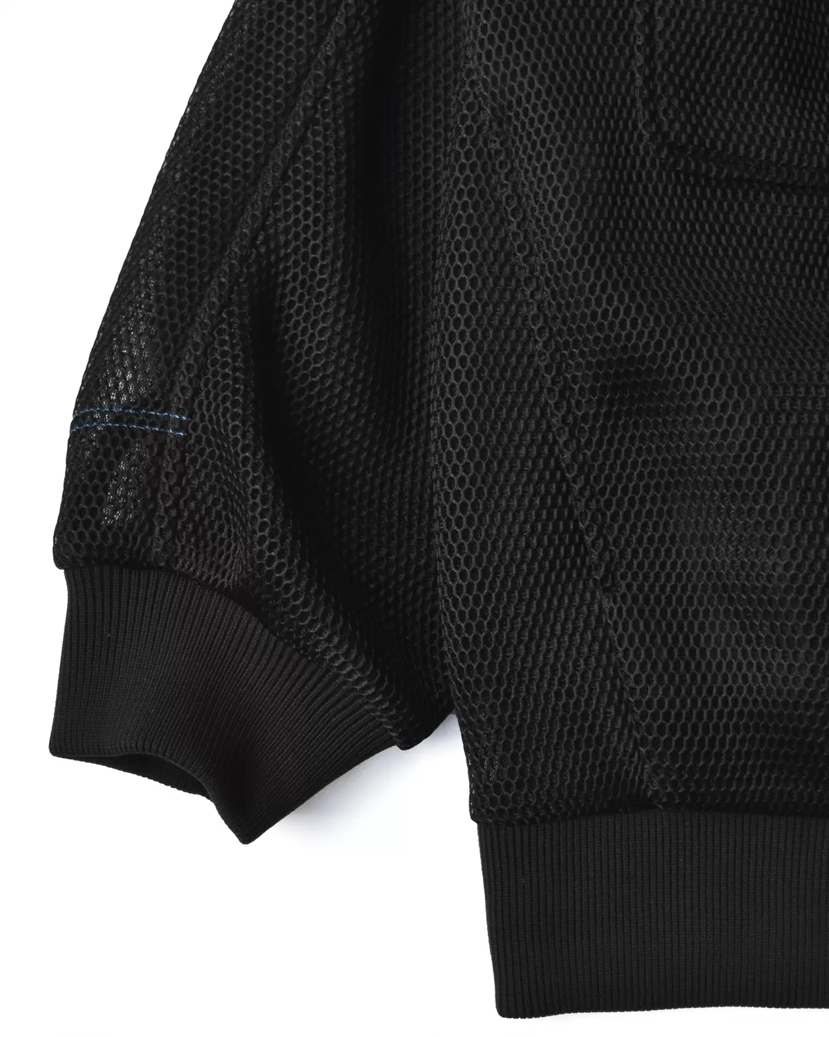 T-Coat Black Honeycomb Mesh Jacket