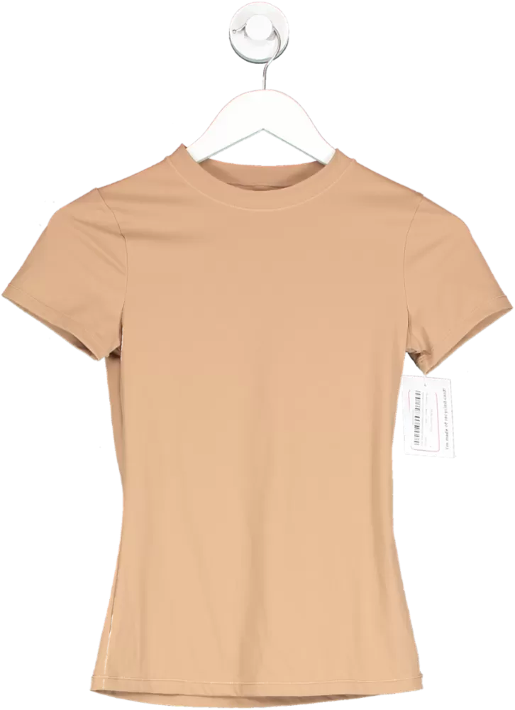 The NAP Co. Brown The Nap Stretch T-shirt UK S