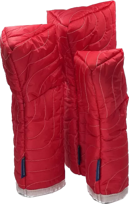 Topo Quilted Covers- RED- DR, FW, HY