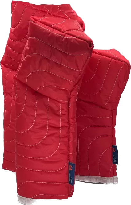 Topo Quilted Covers- RED- DR, FW, HY