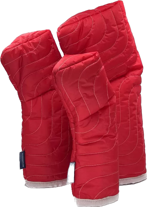 Topo Quilted Covers- RED- DR, FW, HY