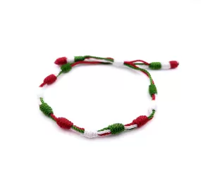 Tricolor Mexico Flag Bracelet