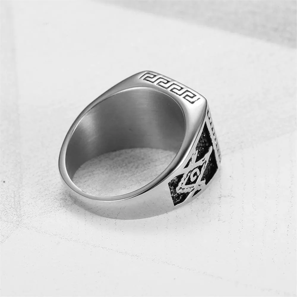 Unique Style Silver Plated Alloy Party Ring for Men