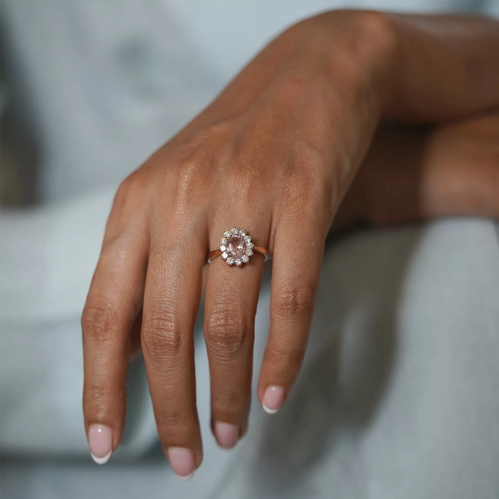 Venice Morganite Ring