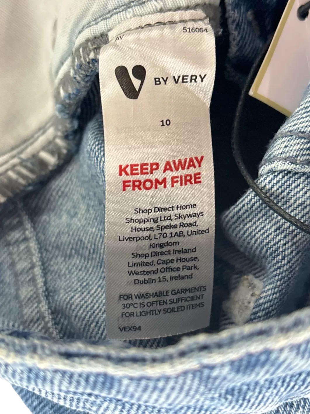 Very Blue Straight Jeans UK 10