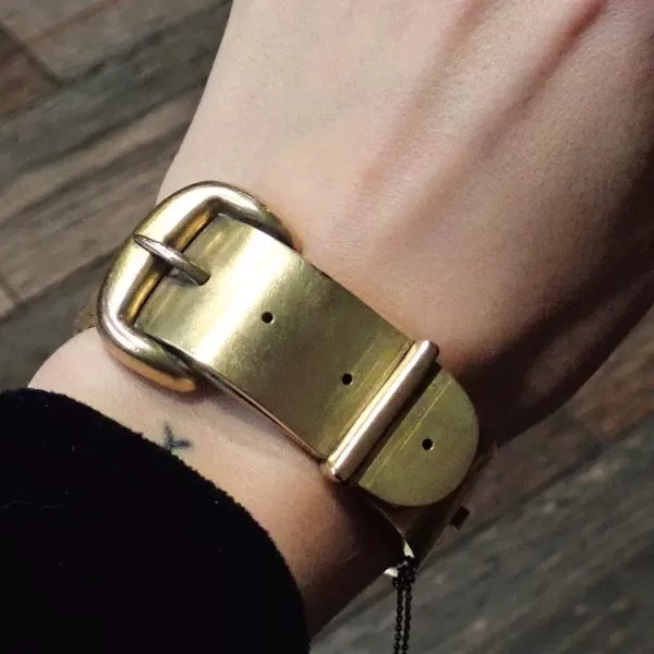 Victorian Buckle Bangle Bracelet