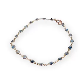 WD962 14kt gold, Labradorite by the yard Bracelet