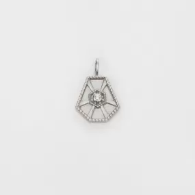 White Gold Small Arcadia Amulet