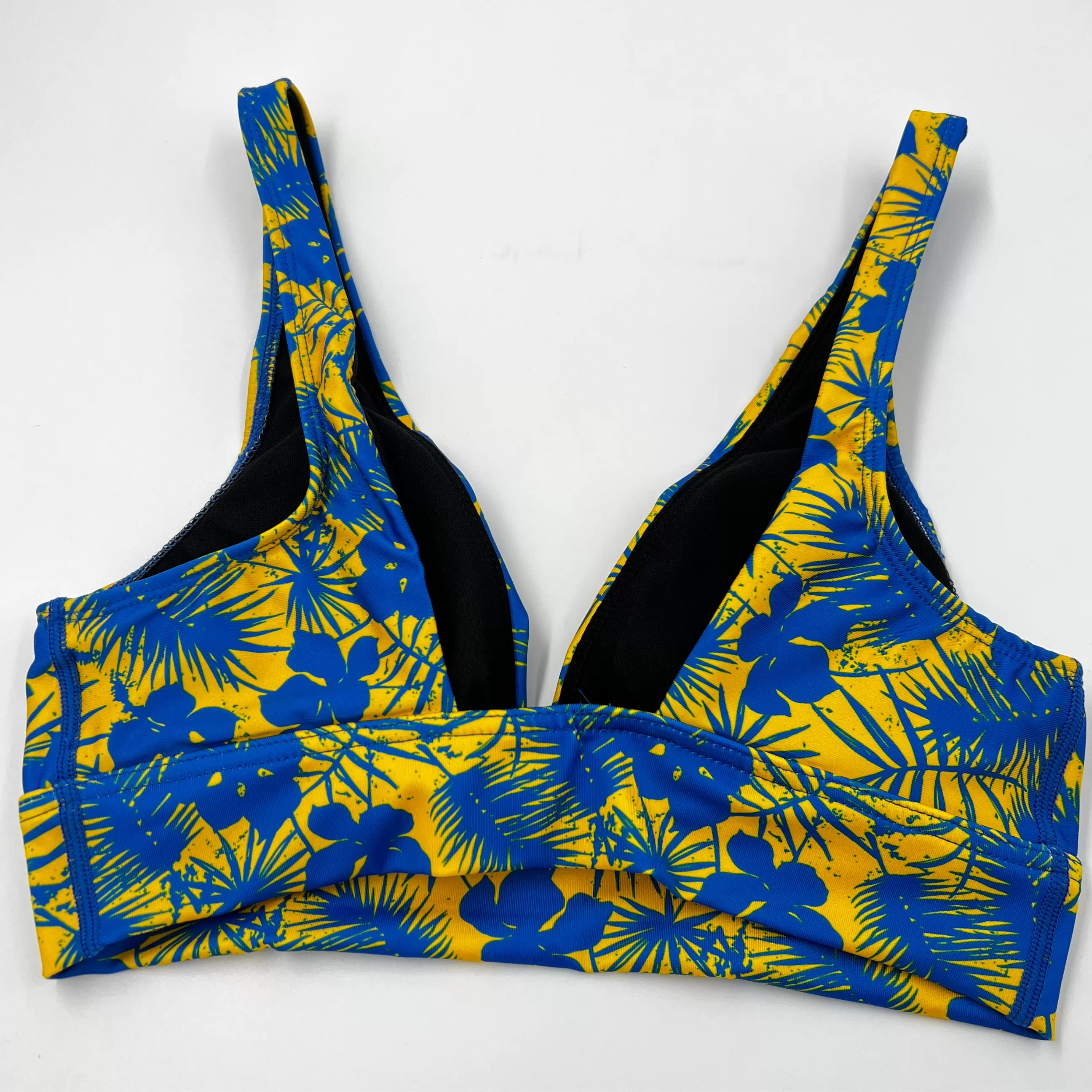 Women's Buffalo Sabres Floral Bikini Top