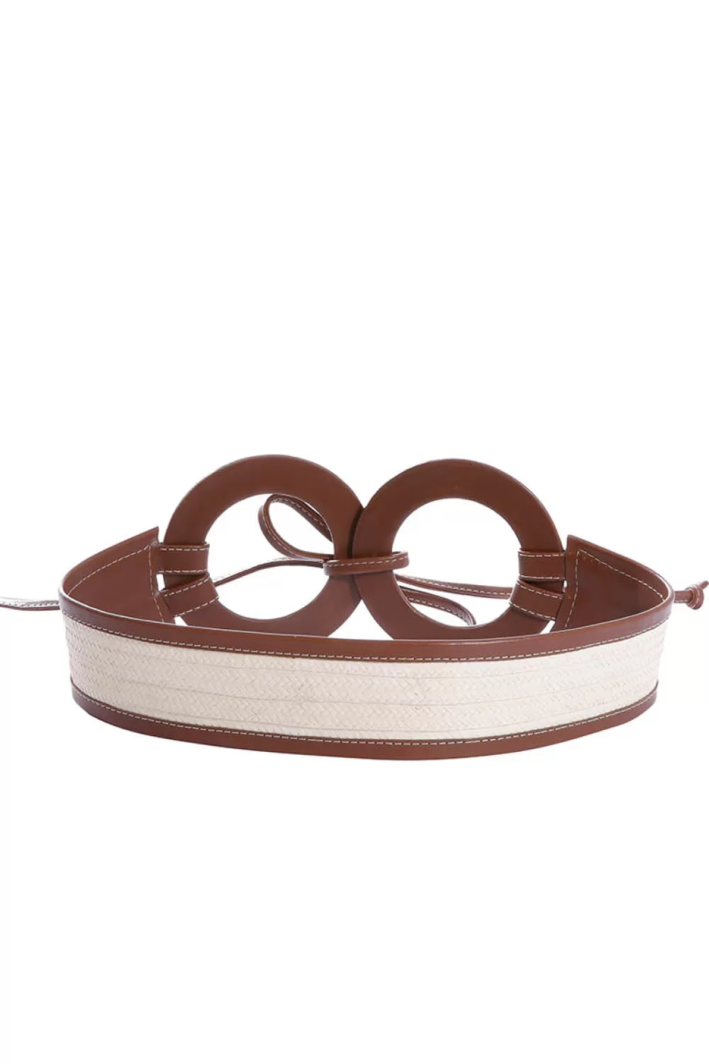 Zenú Belt in Leather and Caa Flecha in Tan