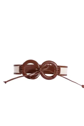 Zenú Belt in Leather and Caa Flecha in Tan