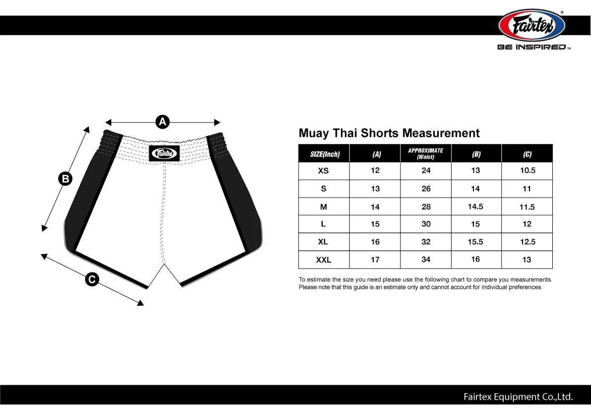 泰拳褲 Muay Thai Shorts: Fairtex Stealth BS1901 Black